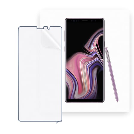 SChitec SAMSUNG Galaxy Note 9 Uyumlu Ön Yüzey Nano Şeffaf Hidrojel Ekran Koruyucu