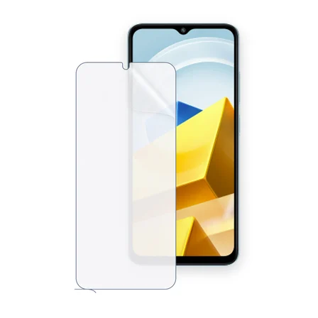 SChitec POCO Poco M5 Uyumlu Ön Yüzey Nano Şeffaf Hidrojel Ekran Koruyucu