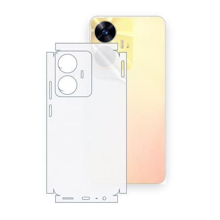 SChitec Realme C55 Uyumlu Fullbody Arka Kaplama Hidrojel Koruyucu Film