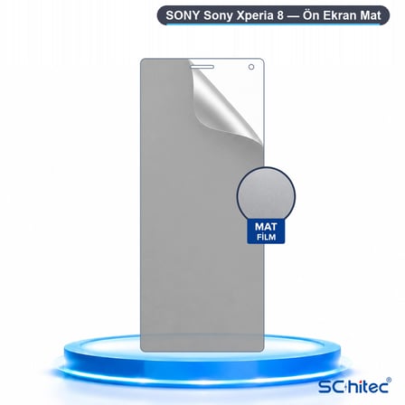 SChitec SONY Sony Xperia 8 Uyumlu Ön Yüzey Mat Hidrojel Ekran Koruyucu