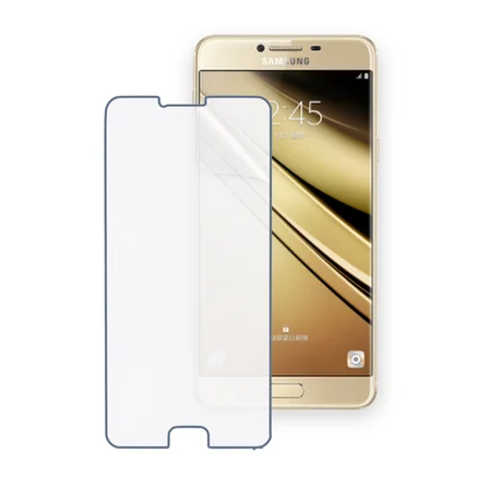 SChitec SAMSUNG Galaxy C7 Uyumlu Ön Yüzey Nano Şeffaf Hidrojel Ekran Koruyucu