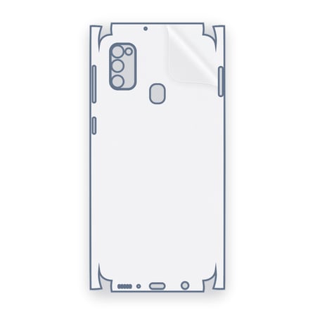 SChitec SAMSUNG Galaxy M21 Uyumlu Fullbody Arka Kaplama Hidrojel Koruyucu Film