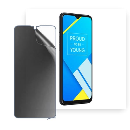 SChitec Realme C2 Uyumlu Ön Yüzey Hayalet Privacy Hidrojel Ekran Koruyucu