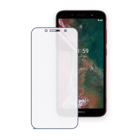 SChitec NOKIA C1 Plus Uyumlu Ön Yüzey Nano Şeffaf Hidrojel Ekran Koruyucu