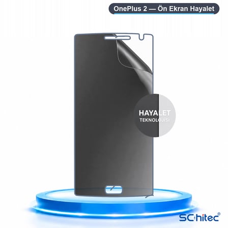 SChitec OnePlus 2 Uyumlu Ön Yüzey Hayalet Privacy Hidrojel Ekran Koruyucu
