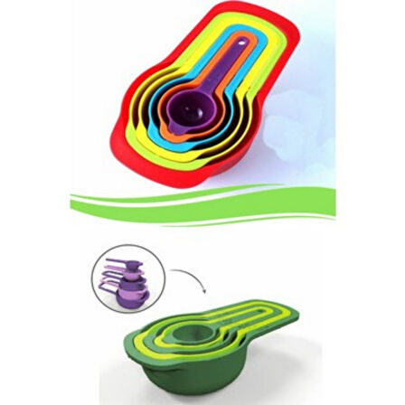 BUFFER® Elektronik 3000 GR Kapasiteli Dijital Hassas Mutfak Tartısı ve 5'li Pratik Ölçü Kaşığı 