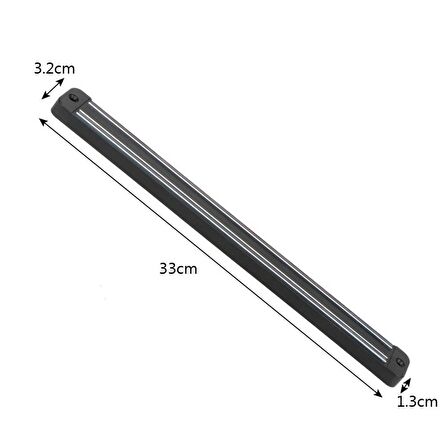  BUFFER® 360 Derece Dönebilen Mekanizmalı Yuvarlak Tepsi Organizer + Manyetik Bıçak Askısı 33Cm