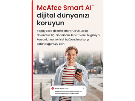 MCAFEE(UE) LiveSafe (Windows, macOS, Android, iOS, ChromeOS) - Sınırsız Cihaz - 1 Yıllık Abonelik (Ürün Anahtar Kartı)