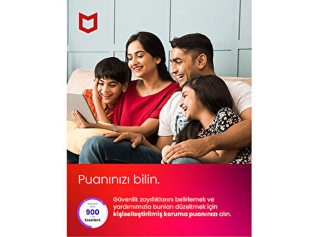 MCAFEE(UE) Livesafe 2 Yıl ve Dijital Kimlik Koruma