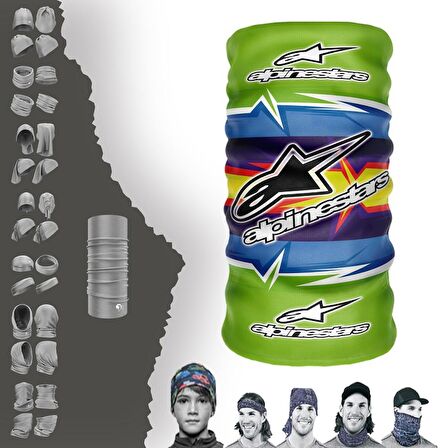 Alpinestars Tüp Boyunluk Bandana Baf Toka Maske Saçbandı