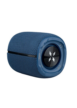Bluetooth Hoparlör 10 W RGB Taşınabilir Kablosuz TWS Streo Ses Bombası Mavi X6702_M2