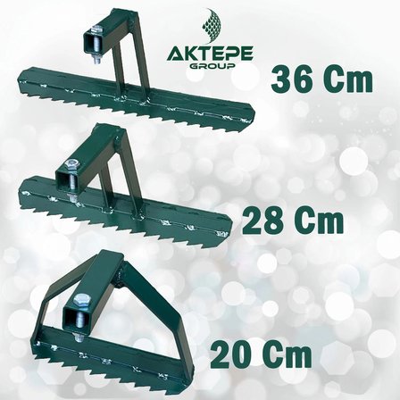 Pancar Ara Çapası 3 Bıçaklı Ot Sökme Ot Yolma Tırpan Çapası 20 Cm 28 Cm 36 Cm Üç Çelik Bıçak