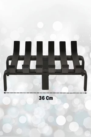 Şömine Izgarası 6 Çubuklu 36 Cm X 32 Cm Ekstra Dar Gözlü Izgara
