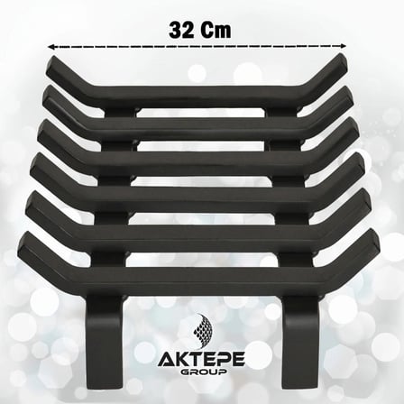 Şömine Izgarası 6 Çubuklu 36 Cm X 32 Cm Ekstra Dar Gözlü Izgara