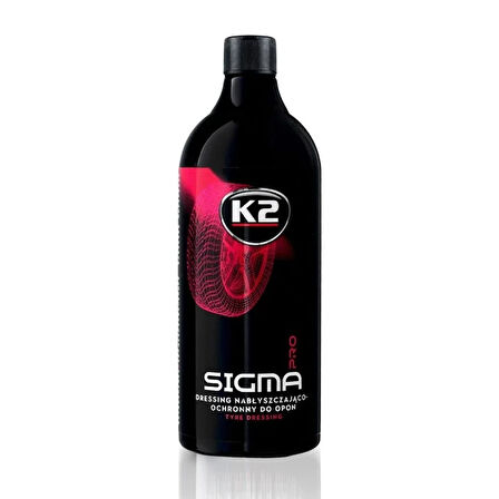 K2 Sigma Pro Polimer Lastik Koruyucu ve Parlatıcı Jel 1 Litre