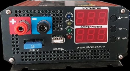 Akü Şarj Cihazı ve Redresör 12V 15A - 6V 15A -  24V 7A