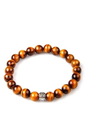 Kaplangözü Doğal Taş Bileklik ( A Kalite ) 8 Mm Küre Kesim