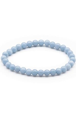 Doğal Taş Anjelit Bileklik 6mm