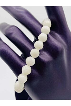 Ay Taşı-doğal Taş Bileklik - 8 Mm