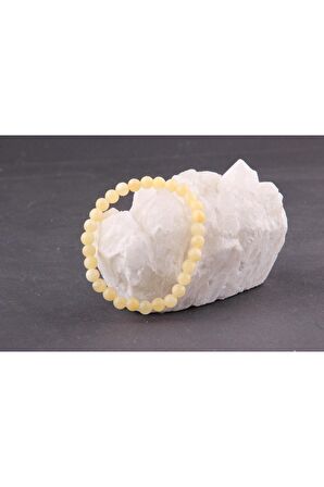 Doğal Taş Kalsit Bileklik 6mm