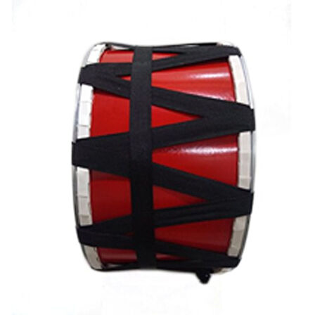 Çocuk Davulu 30 cm Renkli Kırmızı