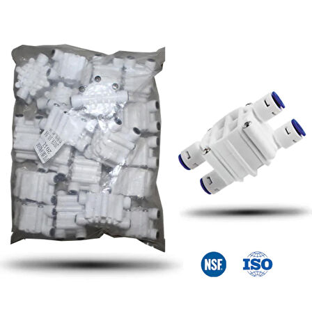 20 Adet Toptan Su Arıtma Cihazı Shut Off Valfe 4 Yollu Quick Vana
