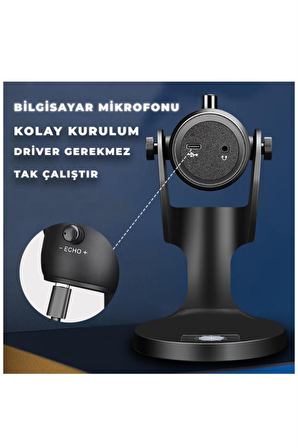 Midex Hype USB Oyuncu ve Yayıncı Mikrofonu (Kayıt Gaming Tiktok Twitch Canlı yayın Discord Youtube)