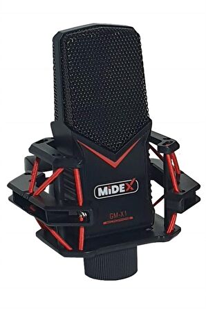 Midex GMX-1 Record Head Set Condenser Mikrofon Kulaklık Ses Kartı Canlı Yayın Paketi (Telefon ve PC)