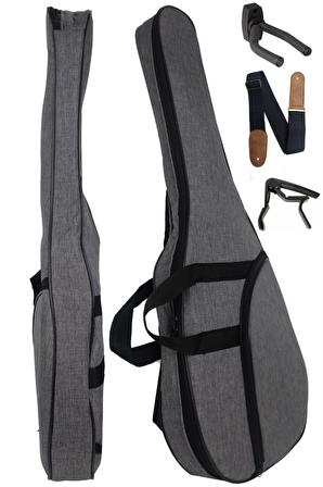 Midex ELC-40A Case Elektro Gitar Çantası Gigbag Su Geçirmez Kalın Kılıf (Çanta Askı Stand Capo)