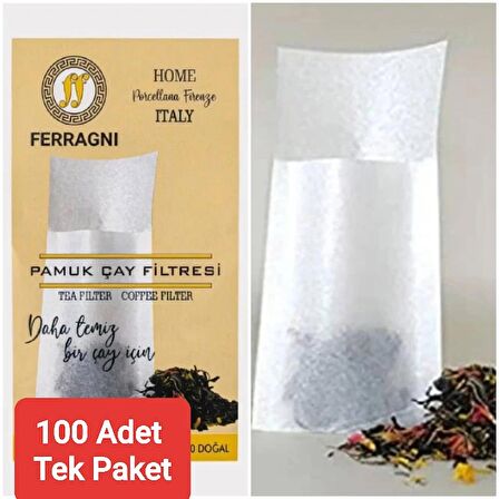 ÇAY ve KAHVE FİLTRESİ  TEK PAKET (100 Adet) BÜYÜK BOY