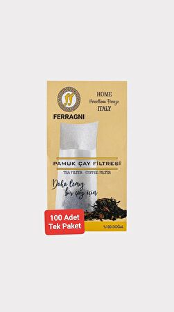 ÇAY ve KAHVE FİLTRESİ  TEK PAKET (100 Adet) BÜYÜK BOY