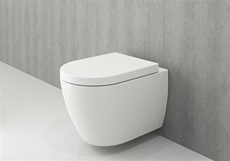 Bocchi Venezia Rimless Asma Klozet Mat Beyaz