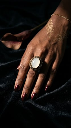 Bronz Vintage Kadın Yüzük Otantik Bakır Takı Beyaz Taş Zirkon İşli Ottoman Model  Ayarlanabilir 