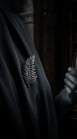 Işıltılı Beyaz Taşlı Yaprak Figürlü Kadın Broş - Zarif Yaka ve Kaban İğnesi