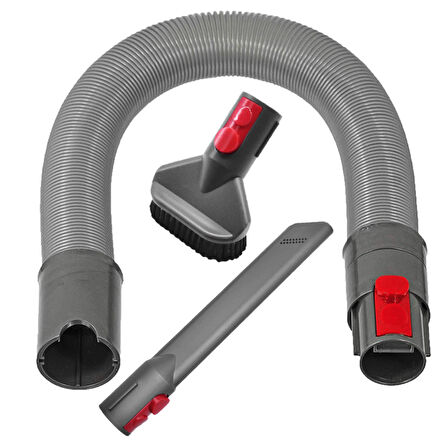 FilterHauz Dyson Uyumlu V11 Temizlik Başlık Seti I Hortum + Uzun Uç + Fırça Uç
