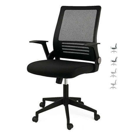 B1 Çalışma Sandalyesi, Açılabilir Kol Çalışma Koltuğu, Bilgisayar Ofis Sandalyesi