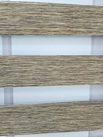 BBB Bambu Kumaş Stor Zebra Perde Sert Plastik Kasalı