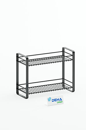 Masa Tezgah Üstü Düzenleyici Metal Organizer Raf  Banyo Mutfak Rafı Baharatlık Makyaj Standı