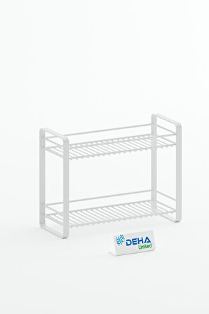 Masa Tezgah Üstü Düzenleyici Metal Organizer Raf  Banyo Mutfak Rafı Baharatlık Makyaj Standı