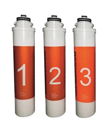 Waterlife Filtre Seti 1-2-3 Waterlife Su Arıtma Filtresi