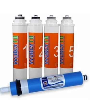 Waterlife Filtre 5 'li LG Mebran Set Waterlife Su Arıtma Filtresi
