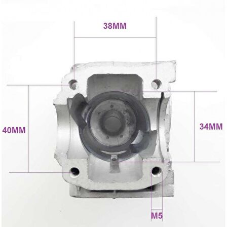 Alpina A305-305C Motorlu Testere Silindir Piston Set 34 mm