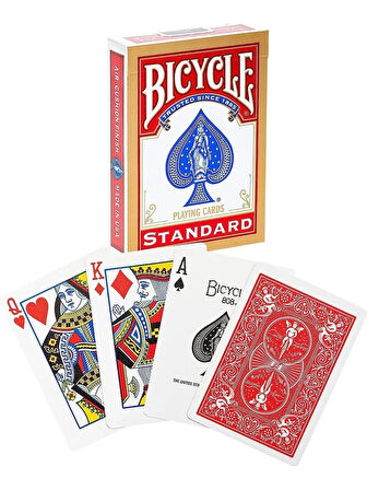  Bicycle Standart Kırmızı Oyun Kartı