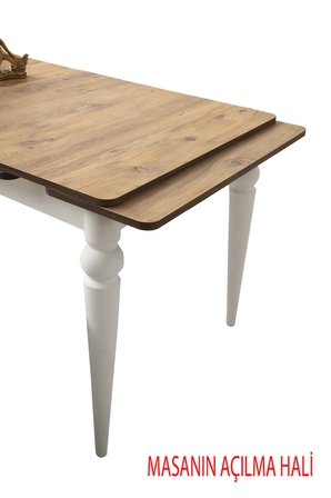Yanlardan Açılır 60 x 90 Yakamoz Arda Masa  Topkapı Ayak Mutfak,Salon,Yemek Odası Masası Sidon