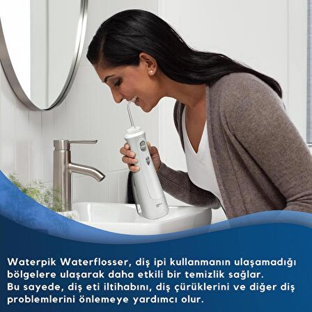 Waterpik Cordless Pearl Waterflosser WF-13 Ağız Duşu Beyaz