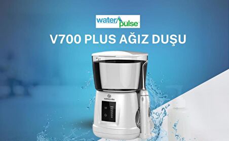 Waterpulse Wp-v700plus-w Water Flosser Profesyonel, Masajlı, 1000ml Diş/protez Bakım Ve Ağız Duşu Beyaz