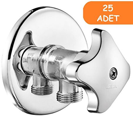 25 Adet ECA Filtreli Klozet Taharet (Ara) Musluğu Rozetli 102111128