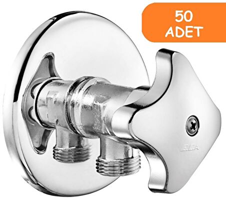 50 Adet ECA Filtreli Klozet Taharet (Ara) Musluğu Rozetli 102111128