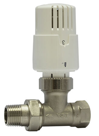 2 Adet ECA TRV4 Termostatik Düz Radyatör Valfi Petek Vanası 602120756