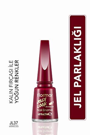Flormar Oje - Jelly Look Nail Enamel Jl37 Marmelade 34000007-jl37